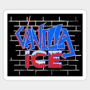 Vanilla Ice Brick Wall Magnet